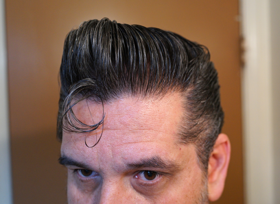 Ducktail Hair Some mr. ducktail, a fine